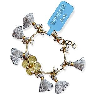 Shiraleah Anthropologie Freya Bracelet Gray